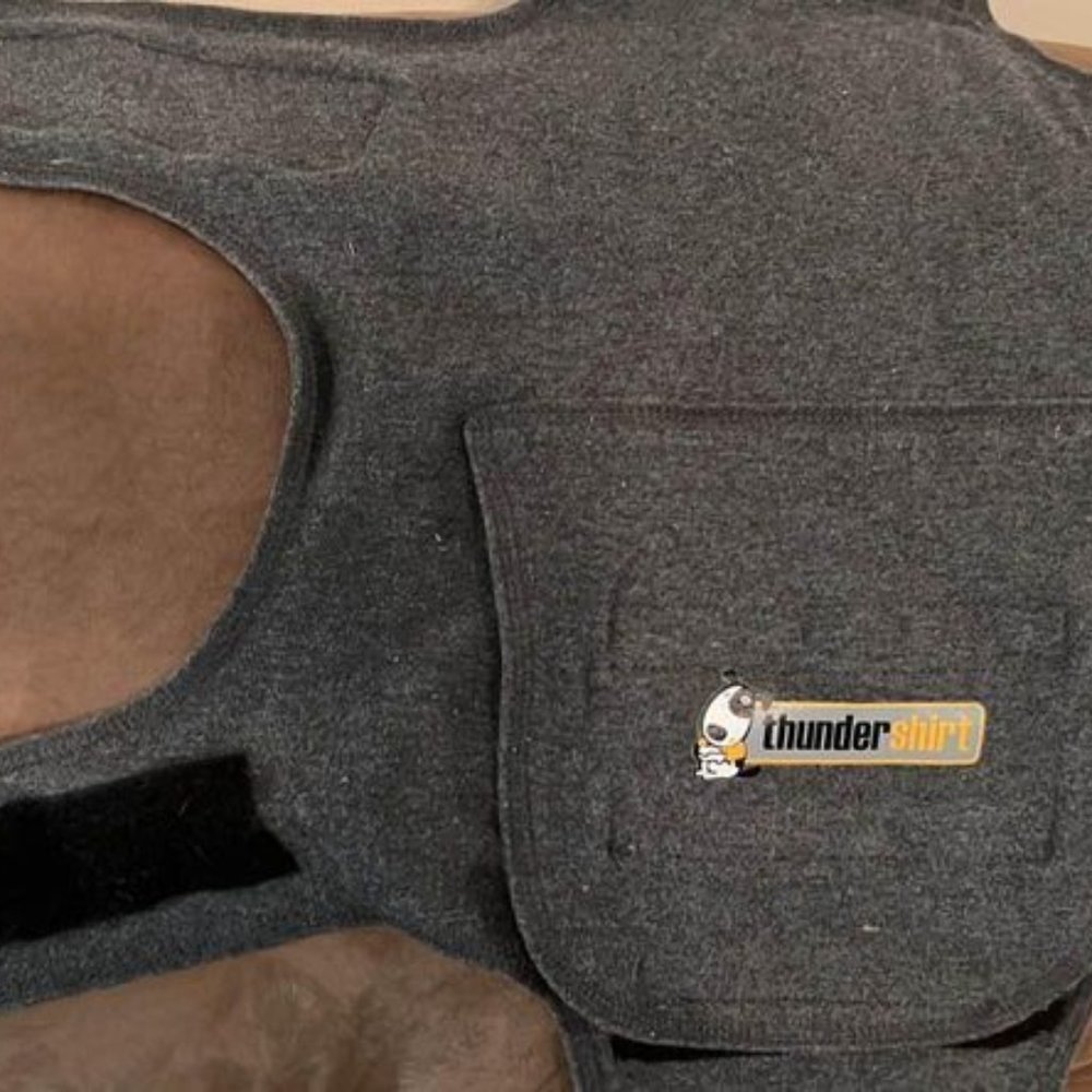 Thundershirt for dog, Medium (for 26-40lbs dog), Gray, used